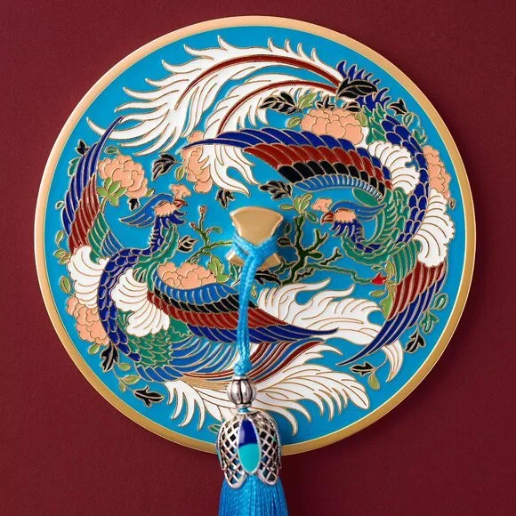🌷New🌷 Elegant The Palace Museum Portable Makeup Mirror with Detachable Tassels